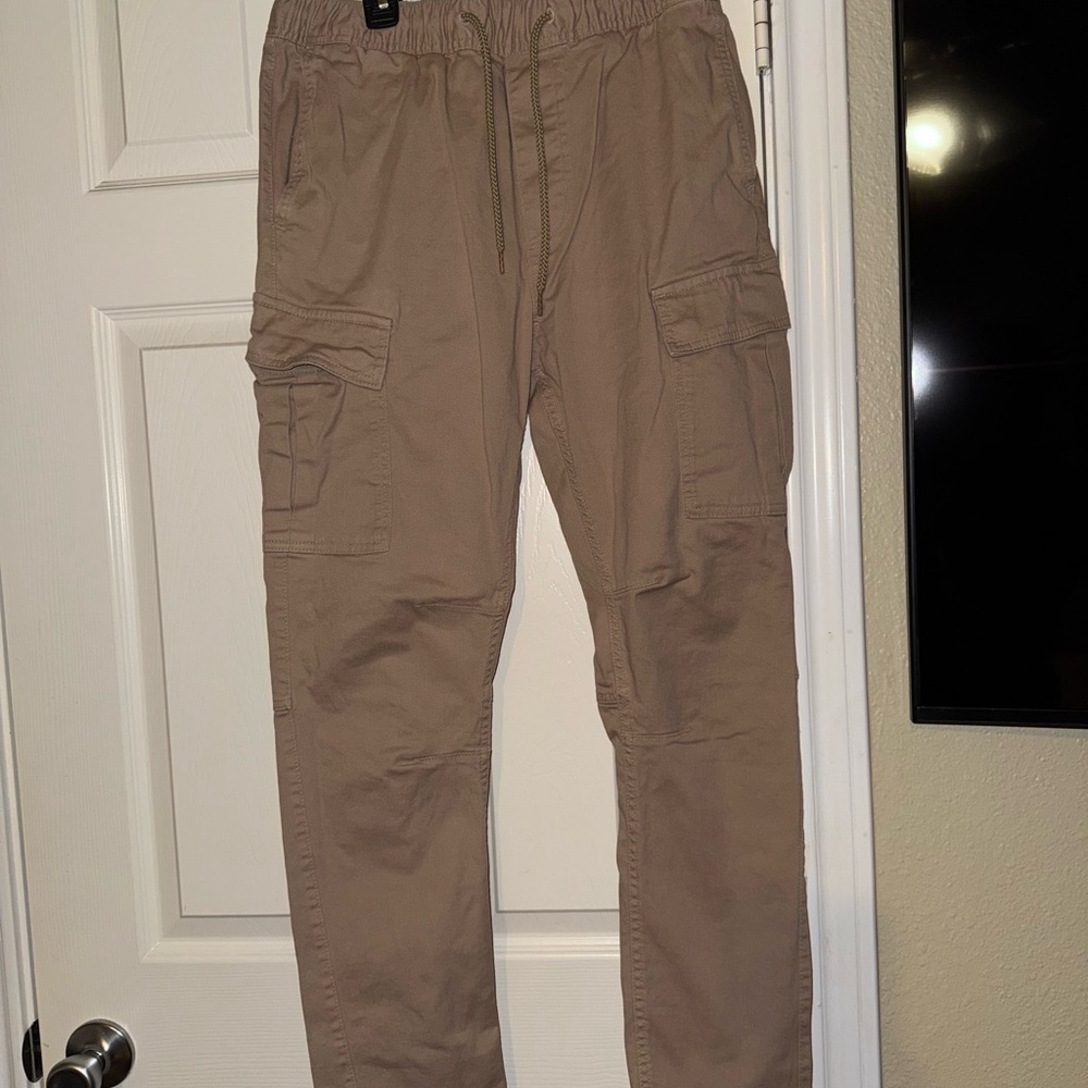 H&M Men's Beige Cargo Pants